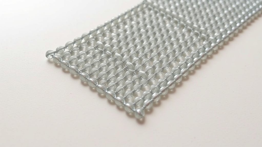 ensure bead shape and tension