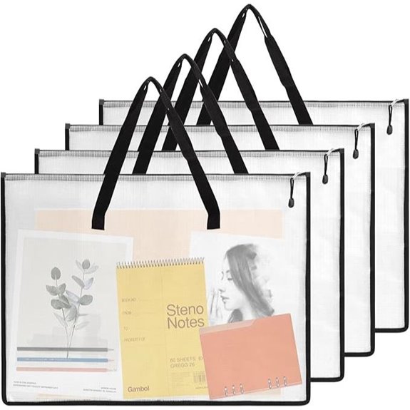 EOOUT Art Portfolio Bags (4-Pack 18.5x24.8 Inches)
