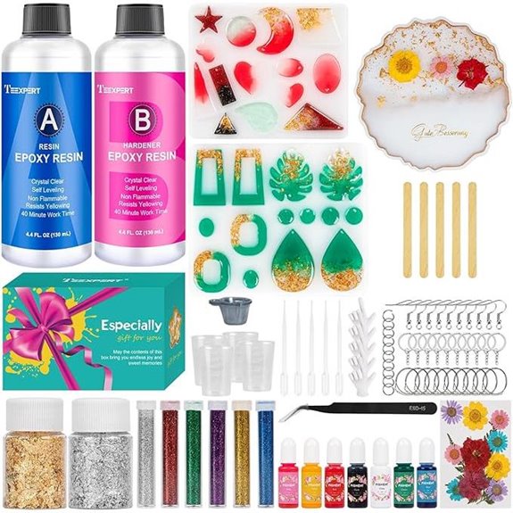 Teexpert Epoxy Resin Jewelry Making Kit