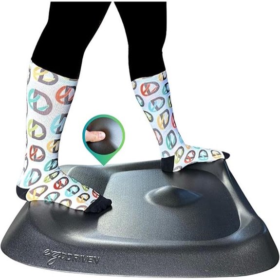 Topo Comfort Mat by Ergodriven Anti-Fatigue Standing Desk Mat