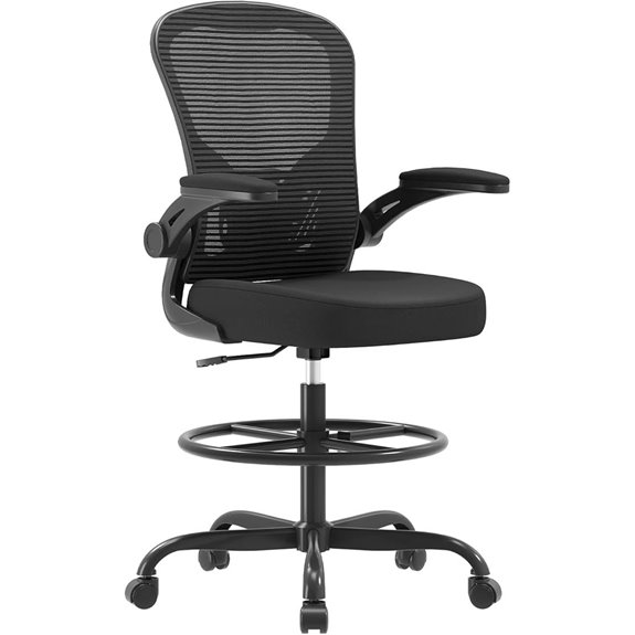 Ergonomic Drafting Office Chair with Lumbar Support