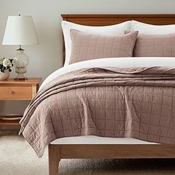 Evergracehome Cotton Quilt Bedding Set Queen Size