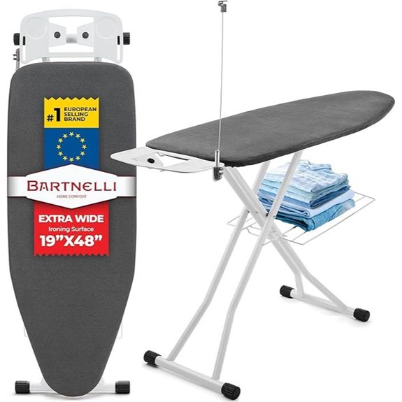 Bartnelli Extra Wide Ironing Board with Accessories
