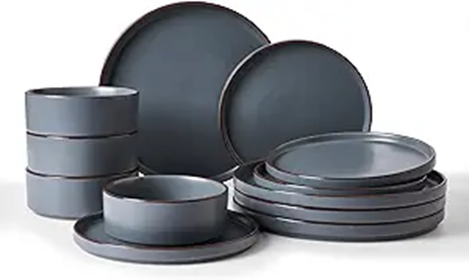 Famiware Nebula Ridge Dinnerware Set for 4