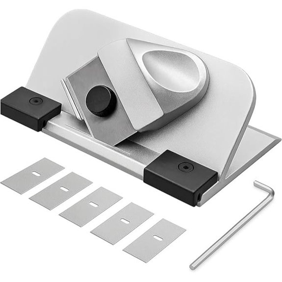 Bevel Mat Cutter with 5 Blades and Adjustable Depth