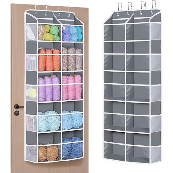 Univivi 5-Tier Over-the-Door Yarn Storage Organizer