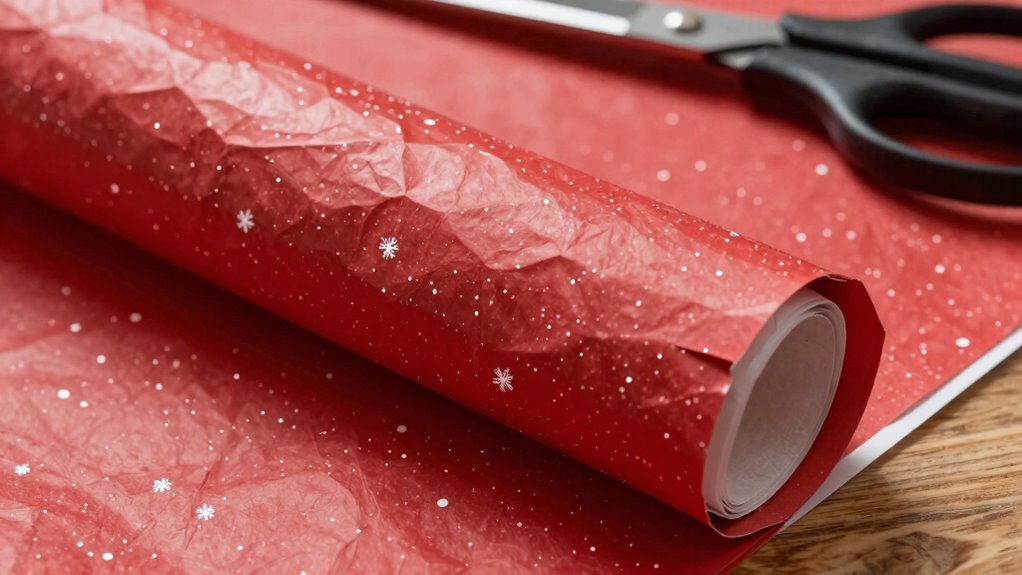 fix wrinkled gift wrap