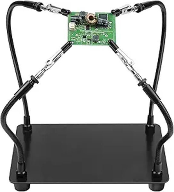XYK Helping Hands Soldering Station with 4 Flexible Arms