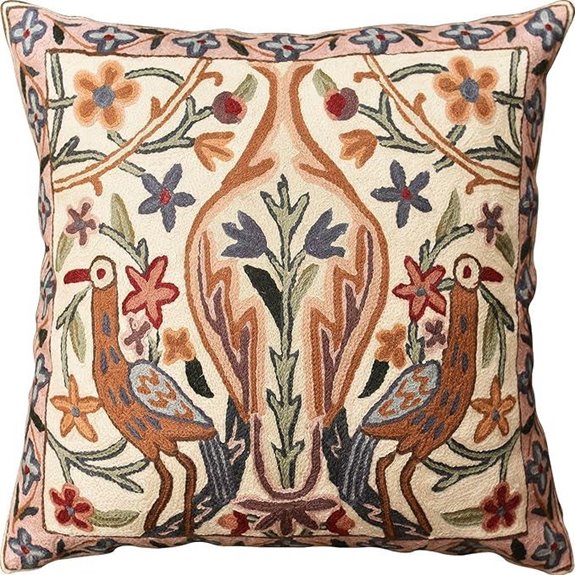 Tree of Life Floral Pillow Cover (18x18)