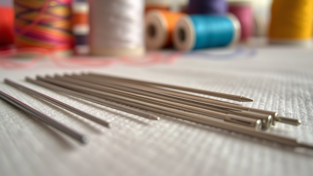 focus on tension and stitches