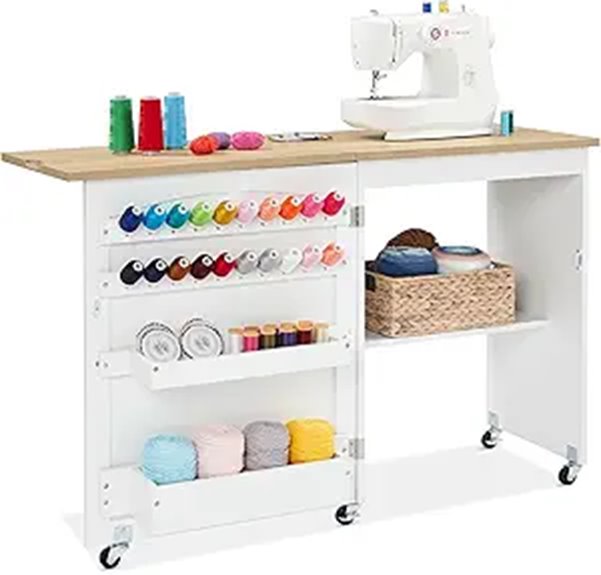 folding sewing table