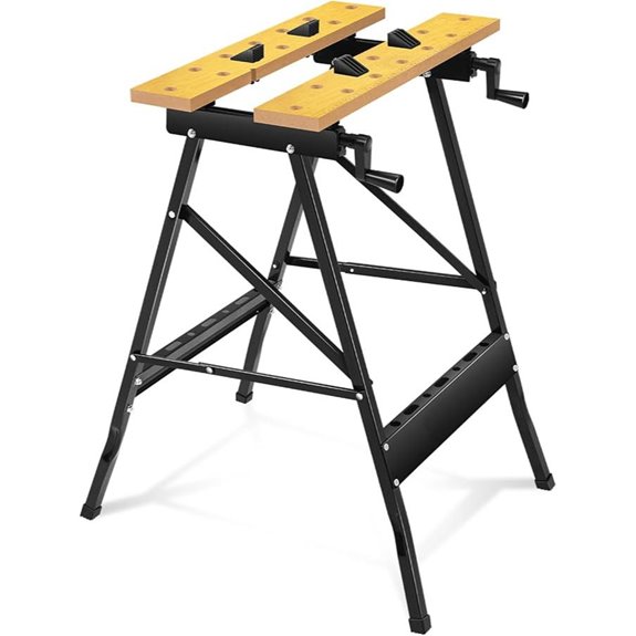 Auto Dynasty Folding Workbench with Ruler & Vise