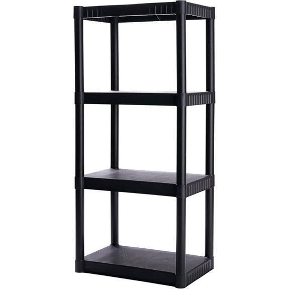 Plano 4-Shelf Plastic Storage Shelves