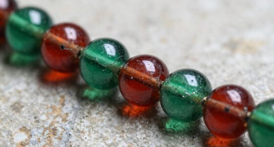 fragile beads break under stress