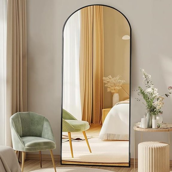 full length arched mirror