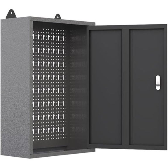 JZD Wall-Mounted Metal Storage Cabinet for Garage