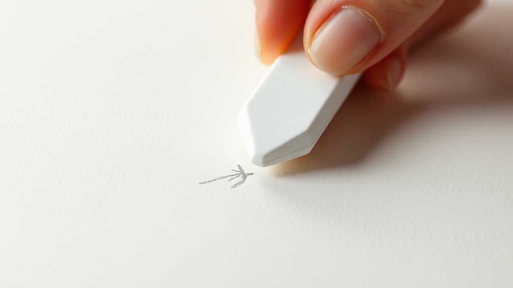 gentle precise erasing techniques
