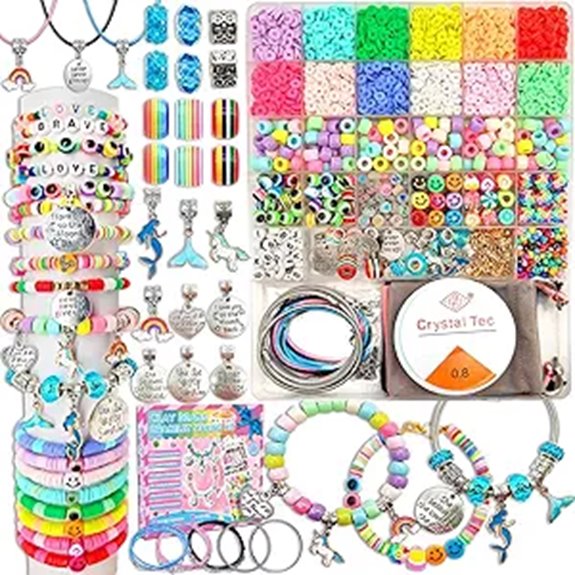 Leitait Girls Jewelry Making Kit with Charms
