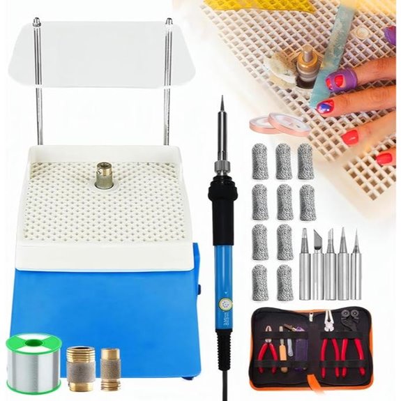 Stained Glass Starter Kit with Grinder and Tools