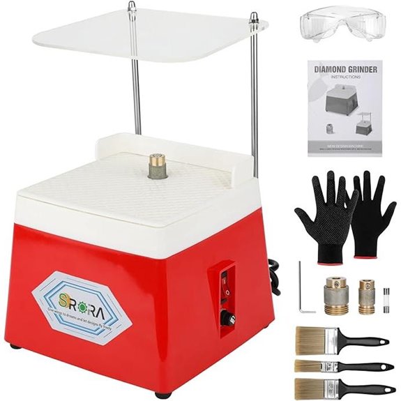 Stained Glass Grinder Kit with Diamond Bits