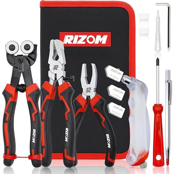 Rizom Glass Cutting Kit with Nippers and Pliers
