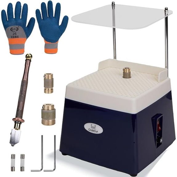 Stained Glass Grinder Machine with Water-Filling Function