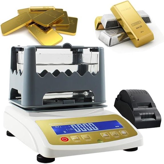 Gold Purity Tester with Printer and Density Meter