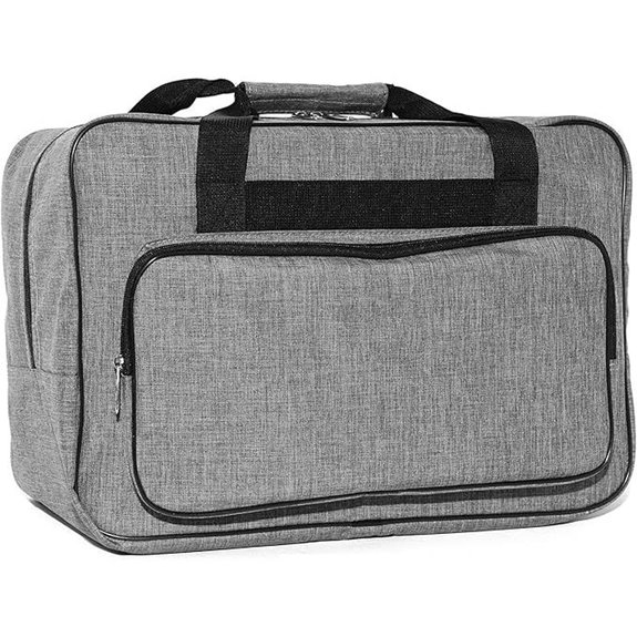 Bright Creations Sewing Machine Case (Gray Padded Handle)