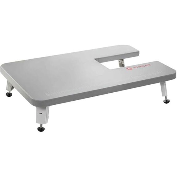Singer Gray Extension Table for Heavy Duty Sewing Machines