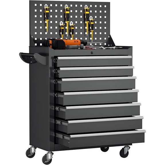 Greenvelly 7-Drawer Metal Rolling Tool Chest