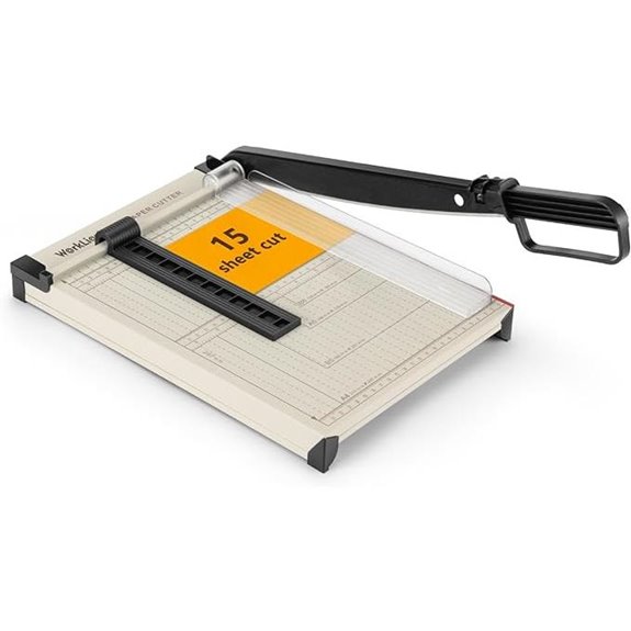 WORKLION Guillotine Paper Cutter A4 with Safety Guard
