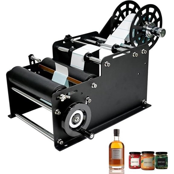 Manual Bottle Labeling Machine for Round Bottles