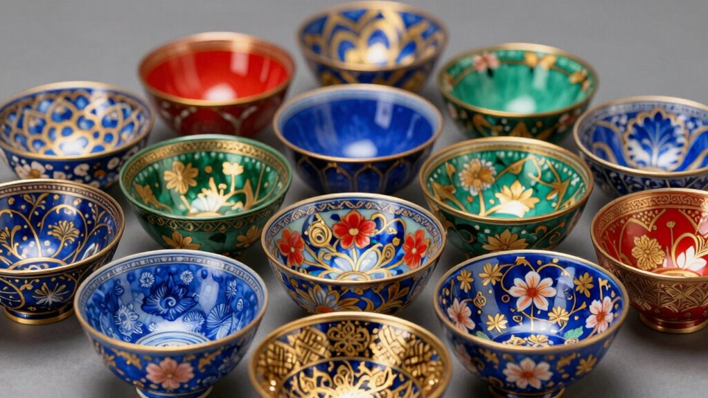 hand painted decorative bowls