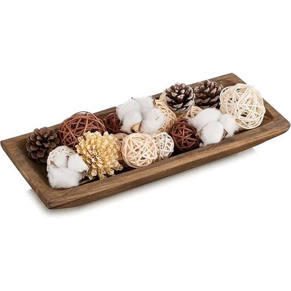 Hanobe Wooden Dough Bowl for Home Decor