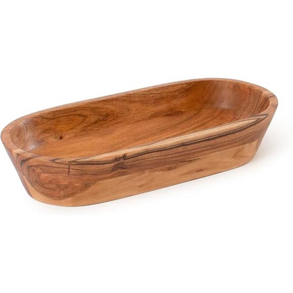 Handmade Wooden Dough Bowl for Home Decor