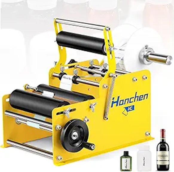 Hanchen Manual Bottle Labeling Machine with Handle