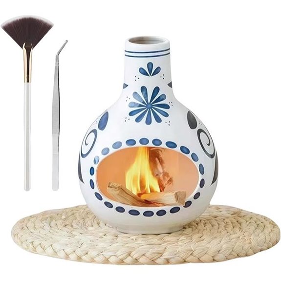 Handmade Ceramic Palo Santo & Sage Incense Holder