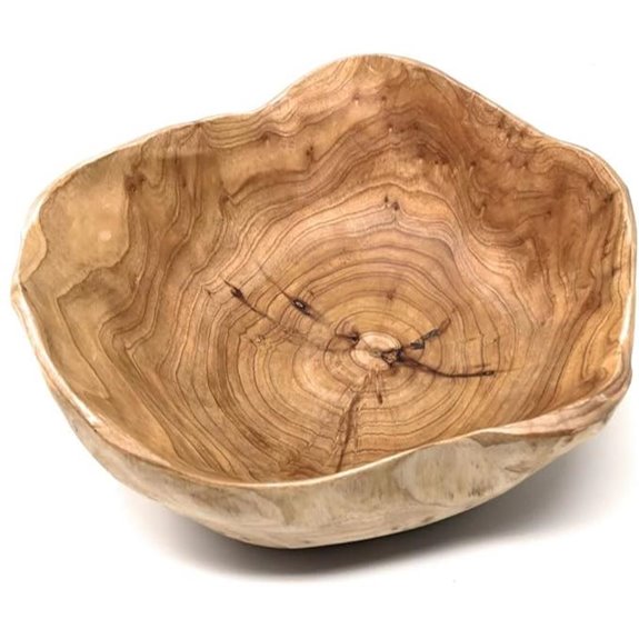 THY COLLECTIBLES Handmade Wooden Storage Bowl
