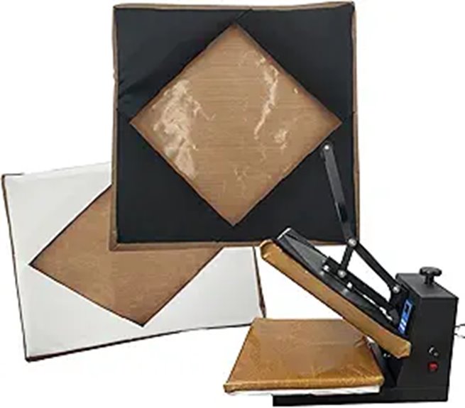 Heat Press Teflon Sheets 2-Piece Set