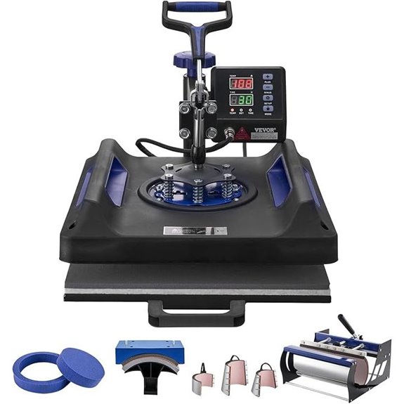 VEVOR Pro 15x15 Heat Press with Tumbler Attachment