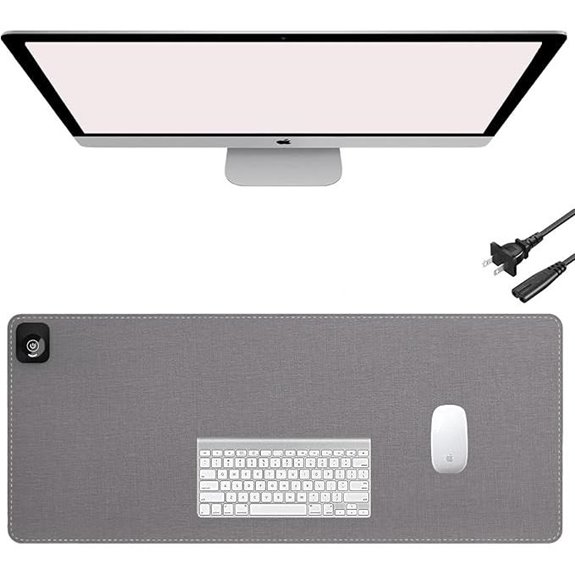 Onlytop Heated Desk & Mouse Pad with Auto Shut-Off