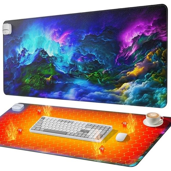 Heated Desk & Mouse Pad with Auto Shut-Off