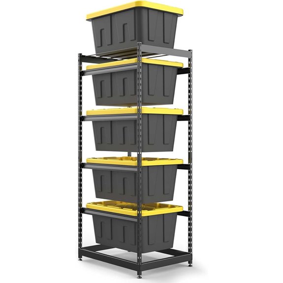 27 Gallon Heavy-Duty Storage Bin Rack (1 Pack)