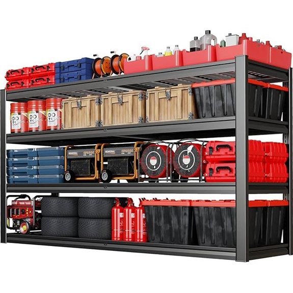 Heavy Duty Garage Shelving Unit 3500 lbs Capacity