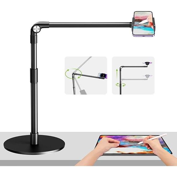 heavy duty aluminum phone stand