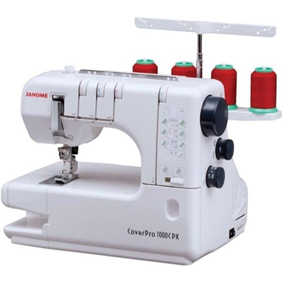 Janome CoverPro 1000CPX Heavy-Duty Coverstitch Machine