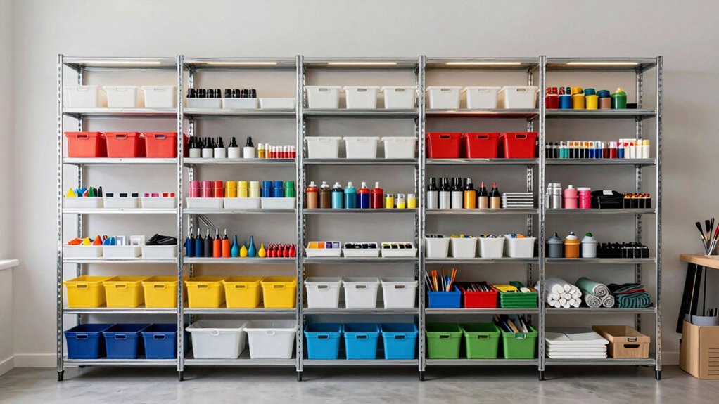 heavy duty craft storage shelves