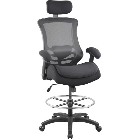 BOLISS 400lbs Mesh Ergonomic Drafting Chair