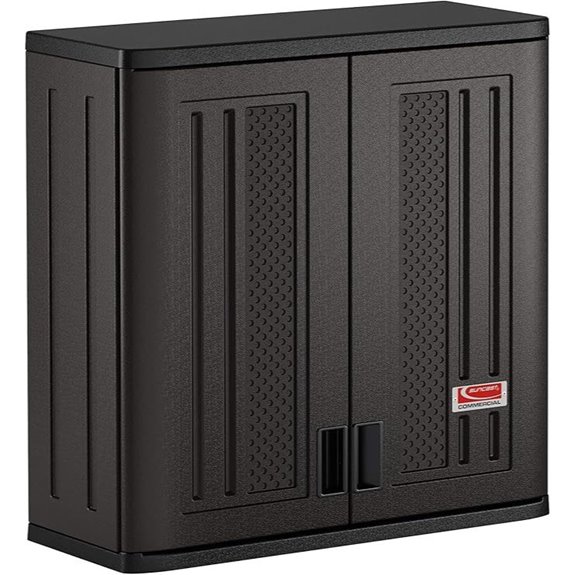 Suncast 4 Cu Ft Heavy-Duty Resin Wall Cabinet