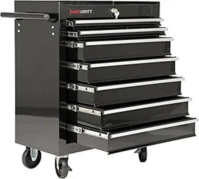 Heavy-Duty 7-Drawer Rolling Tool Chest with Lock